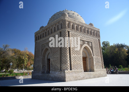 The Ismail Samani Mausoleum in Bukhara, Uzbekistan. Stock Photo