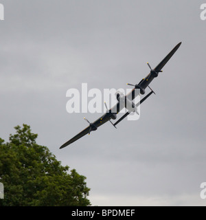 Avro Lancaster Heavy Bomber Ghost of the Ruhr - Lanc Lankie - PA474 HW-R BQ-B Battle of Britain Memorial Flight Stock Photo