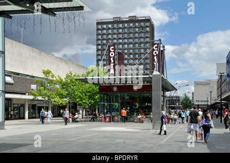 Basildon town centre Costa coffee shop Stock Photo