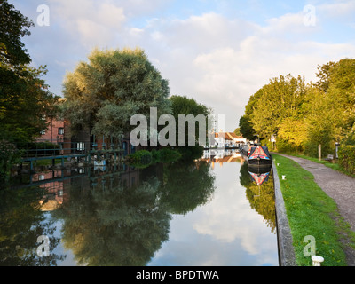 Kennet and Avon Canal in Newbury Berkshire UK Stock Photo