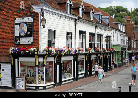 Harveys Brewery shop in Lewes Stock Photo