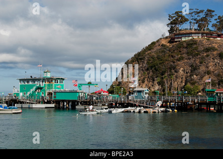 Avalon Pier Catalina Island California USA Stock Photo