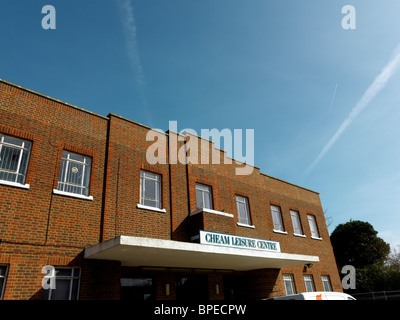 Surrey England Cheam Leisure Centre Art Deco Built In 1937 Stock Photo