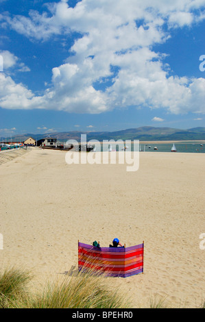 Aberdyfi beach, Snowdonia National Park, Gwynedd North Wales UK Europe Stock Photo