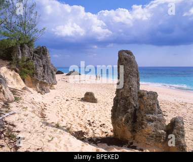 Warwick Long Bay, South Shore, Warwick Parish, Bermuda Stock Photo