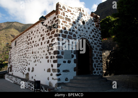 Church in lost Spanish village of Masca, Tenerife Stock Photo