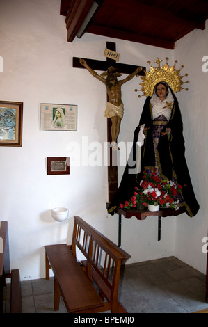 Church in lost Spanish village of Masca, Tenerife Stock Photo