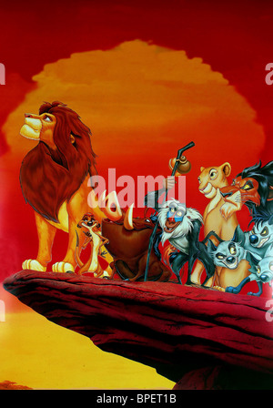 SIMBA & SCAR THE LION KING (1994 Stock Photo, Royalty Free Image ...