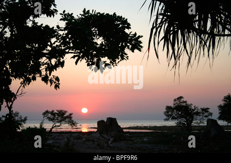 Andaman Islands Sunset. Stock Photo