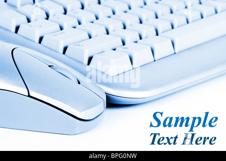 Keyboard and mouse. Stock Photo