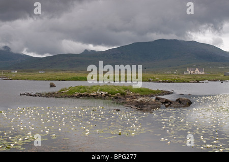 Loch Chill Donnain, Kildonan, South Uist Outer Hebrides, Western Isles, Scotland.  SCO 6466 Stock Photo
