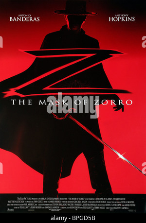 Film Poster The Mask Of Zorro 1998 Stock Photo Alamy