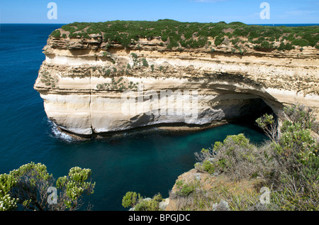 Sea Arch at Loch Ard Gorge Port Campbell National Park Great Ocean Road Victoria Australia Stock Photo