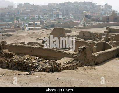 Peru. Lima. Archaeological site of Pachacamac. Stock Photo