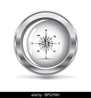 Wind rose compass, isolated on white background Stock Photo - Alamy