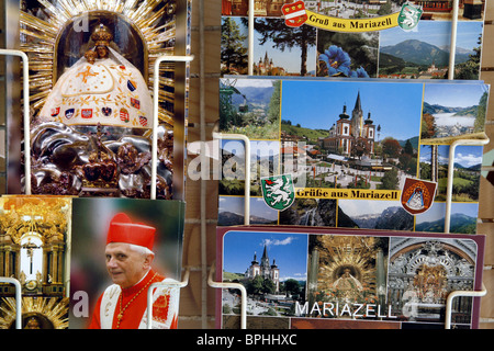 Religions Postcards, Mariazell, Styria, Austria Stock Photo
