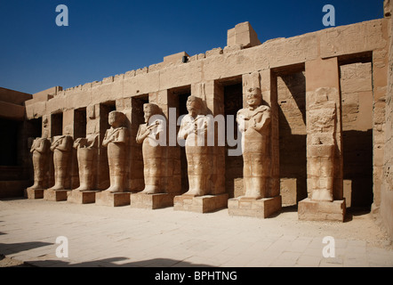 temple of Ramesses III. inside Karnak Temple Complex, Luxor, Thebes, Egypt, Arabia, Africa Stock Photo