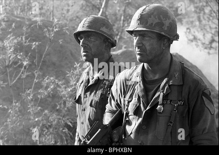 Sam Elliott with Sgt Maj Basil Plumley at the after party for the ...