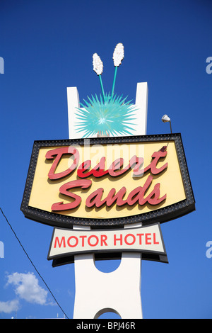 Desert Sands Motel, Route 66, Albuquerque, New Mexico, USA Stock Photo