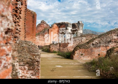 Santa Maria Capua Vetere Amphitheater in Capua city, Italy in december 2009. Stock Photo