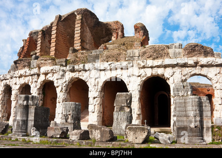 Santa Maria Capua Vetere Amphitheater in Capua city, Italy in december 2009. Stock Photo