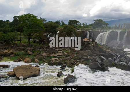 Fourteen Falls on the Athi river, near Thika, Kenya Stock Photo