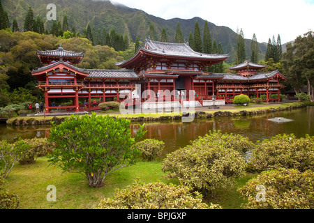 Byodo-In Temple, Kaneohe, Oahu, Hawaii Stock Photo