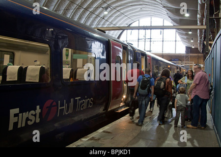 First Hull Trains - Kings Cross Station - London Stock Photo