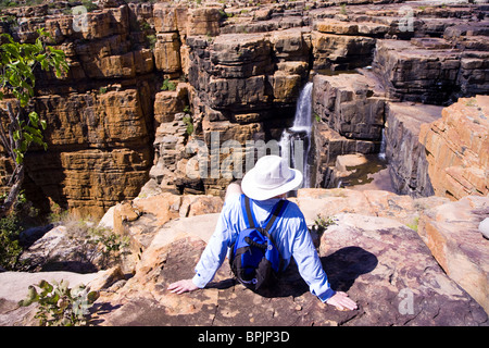 King George Falls Kimberley region Australia Stock Photo