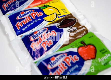 Hostess fruit pies Stock Photo