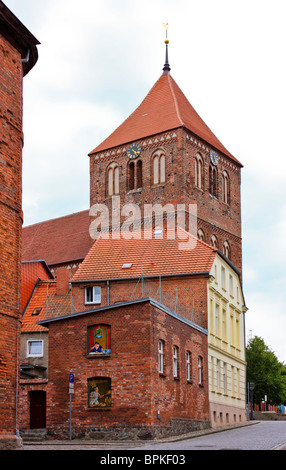 The Church of  Teterow, Mecklenburg Vorpommern, Germany Stock Photo