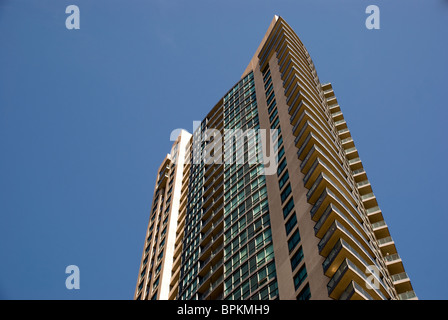 Highrise condominium - an example of the residential urban architecture. Stock Photo