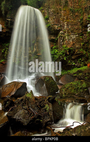 Melincourt Waterfall; South Wales, UK. Stock Photo