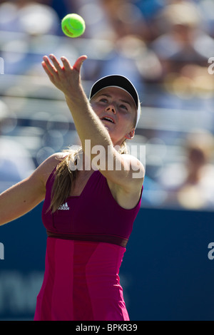 Daniela Hantuchova (SVK) competing at the 2010 US Open Tennis Stock Photo