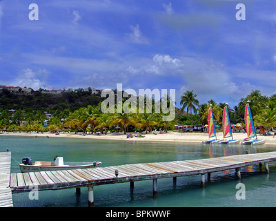 Mamora Bay, St James Club, Antigua, Caribbean Stock Photo