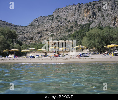 Pefkos, Rhodes, Greek Islands Stock Photo