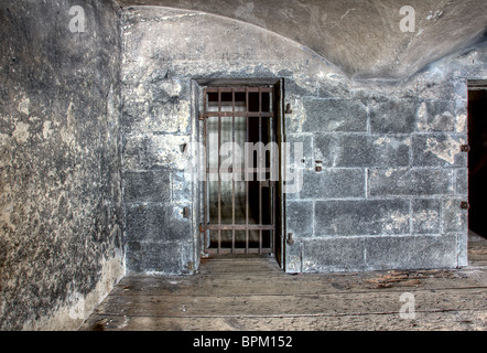 Remains of the first Quebec City Common Gaol (prison) is pictured in ...