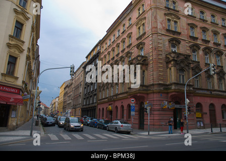 Kamenicka street district of Letna (Holesovice) Prague Czech Republic