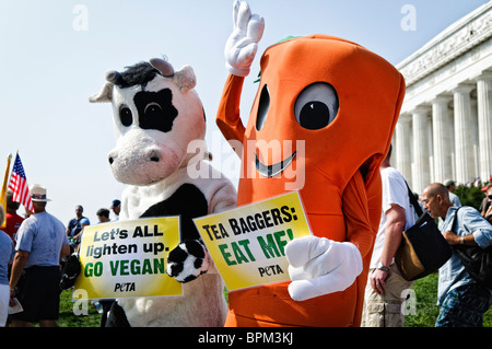 Protest by PETA, People for the Ethical Treatment of Animals, outside ...