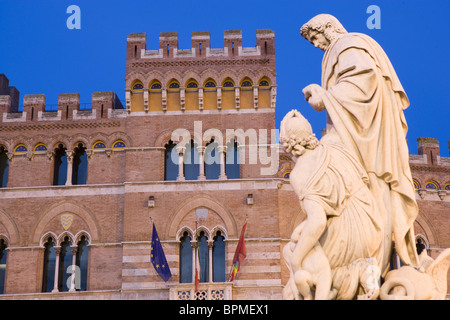 Palazzo Aldobrandeschi, Piazza Dante Alighieri, Grosseto, Tuscany, Italy Stock Photo