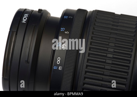 Camera Lens Focusing Ring Stock Photo