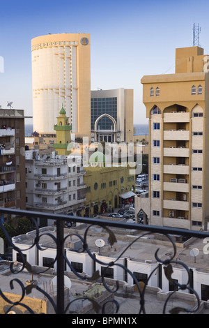 Corinthia Bab Hotel and Mosque, Tripoli, Libya, Africa Stock Photo