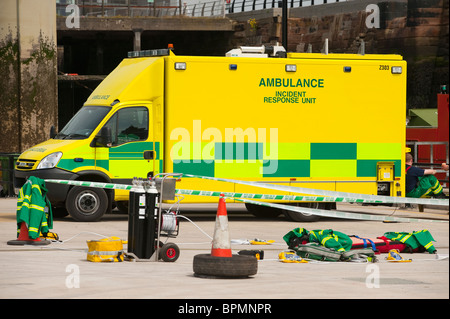 Ambulance Major Incident Response Unit Stock Photo
