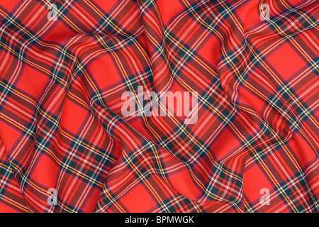 Royal Stewart tartan Stock Photo