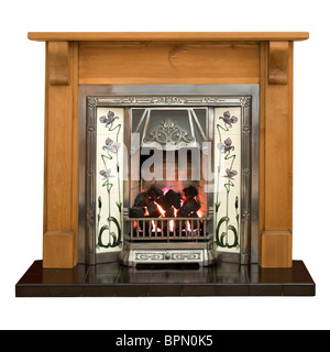 Victorian fireplace Stock Photo