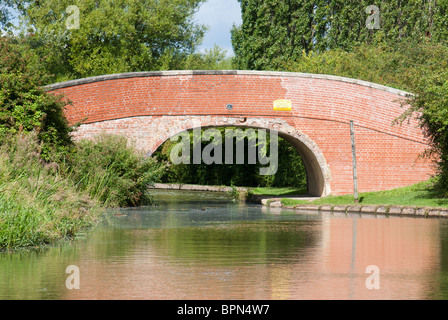 Bridge over Grand Union Canal at Milton Keynes Stock Photo