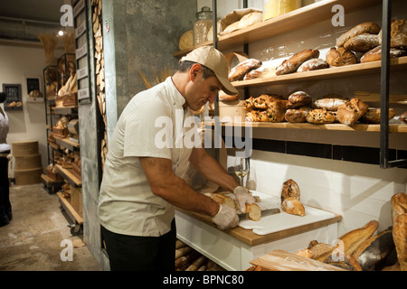 The bakery at Eataly the Italian food and wine marketplace in New York Stock Photo