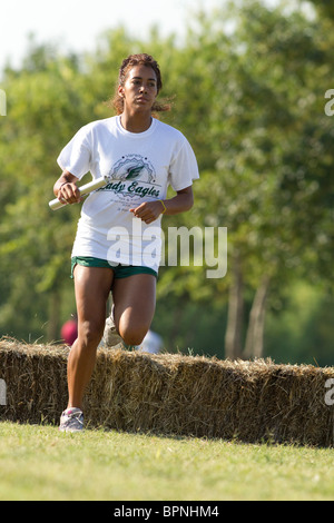 high jump athletes in the sports meet scene, closeup of photo Stock ...