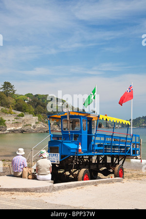 South Sands Ferry Sea Tractor, South Sands, Salcombe, Devon UK Stock Photo