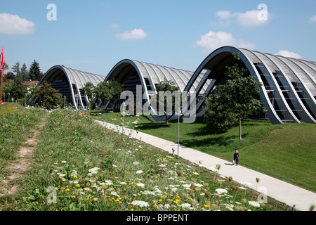 The spectacular sine wave architecture of the Paul Klee Zentrum, Bern, Switzerland Stock Photo